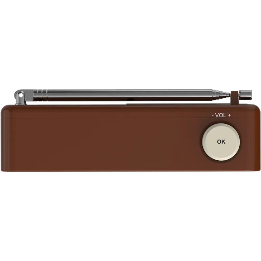 Kenwood CR-M25DAB-T Portable DAB+ radio m/ Bluetooth og indbygget batteri - mocca