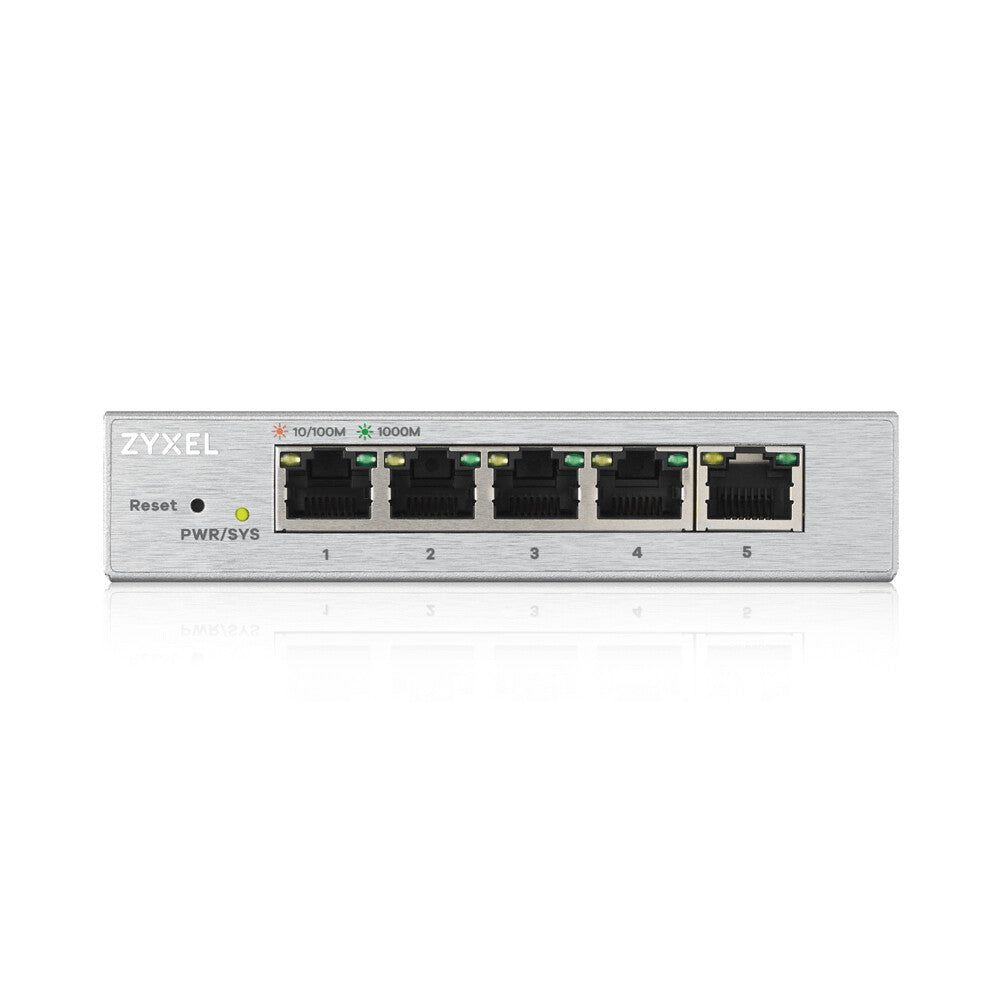 Zyxel GS1200-5 Administreret Gigabit Ethernet (10/100/1000) Sølv