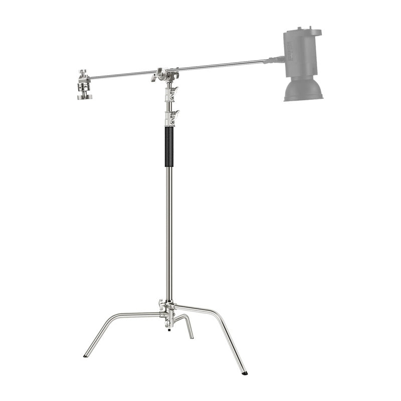 NEEWER SC320 320 cm Rustfrit stål C-ramme stativ med forlængelsesarm