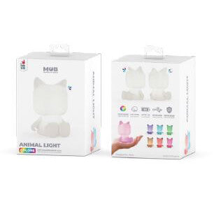 Mob Cute Animal Light Cat Multicolor