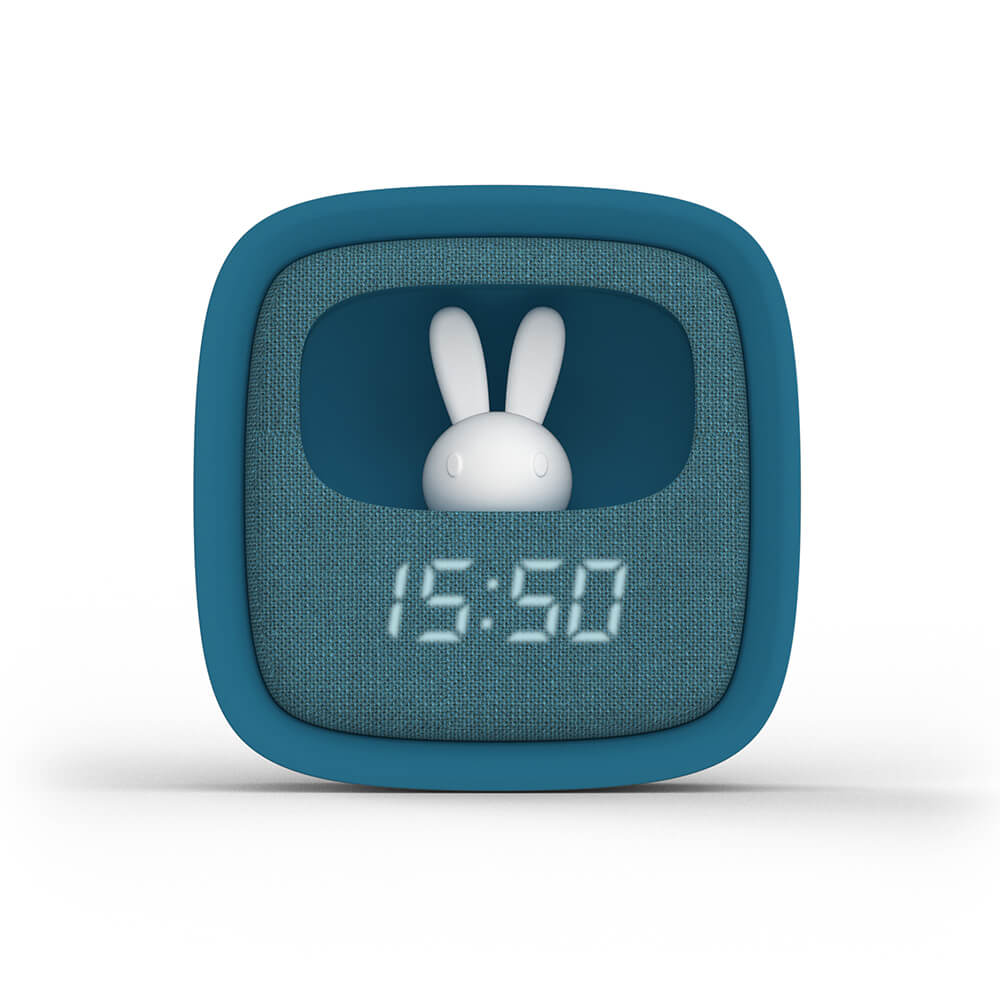 Mob Alarm Clock With Light Billy Clock Dark Blue