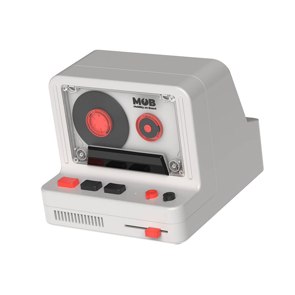 Mob Speaker Retro Camera Grey