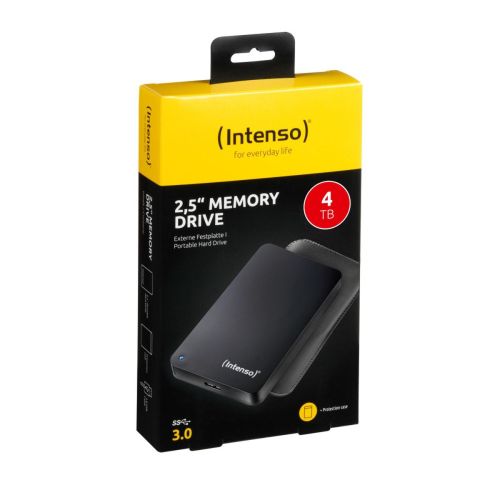 Intenso HDD Ekstern 2,5' 4TB USB 3.0, sort EU (6023512)
