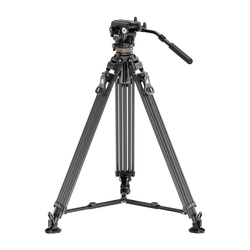 Neewer LL55 Carbon Fiber Video Stativ med Oil Head og Quick-Release Lock