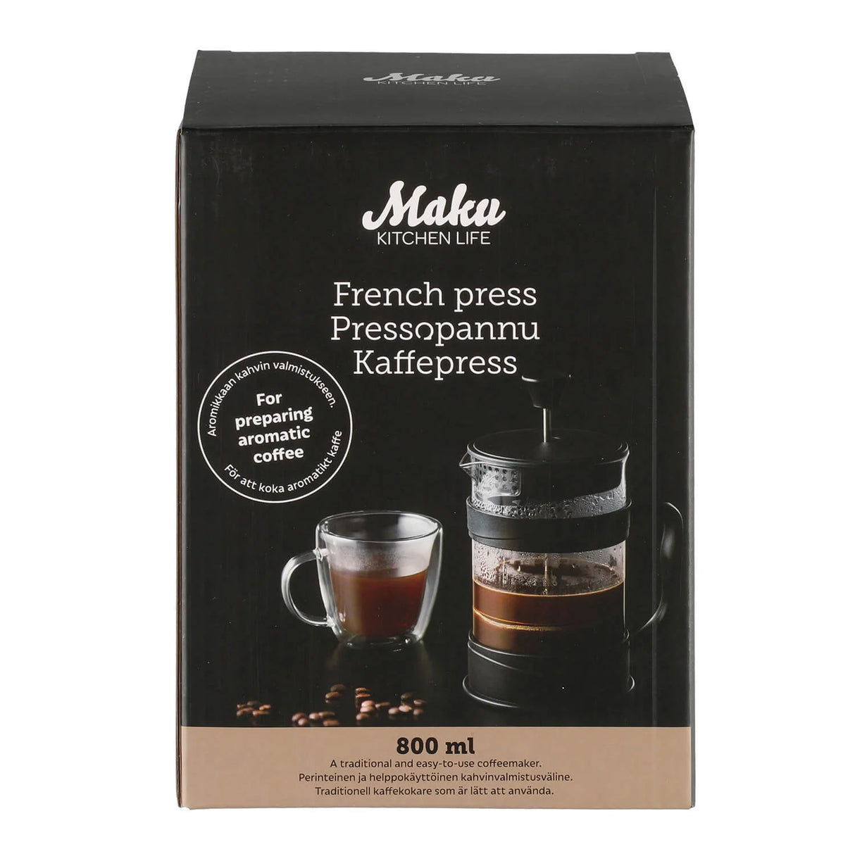 Kaffepresse Fransk presse Sort