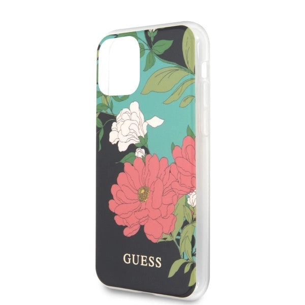Guess GUHCN65IMLFL01 iPhone 11 Pro Max sort/sort N°1 Blomsterkollektion