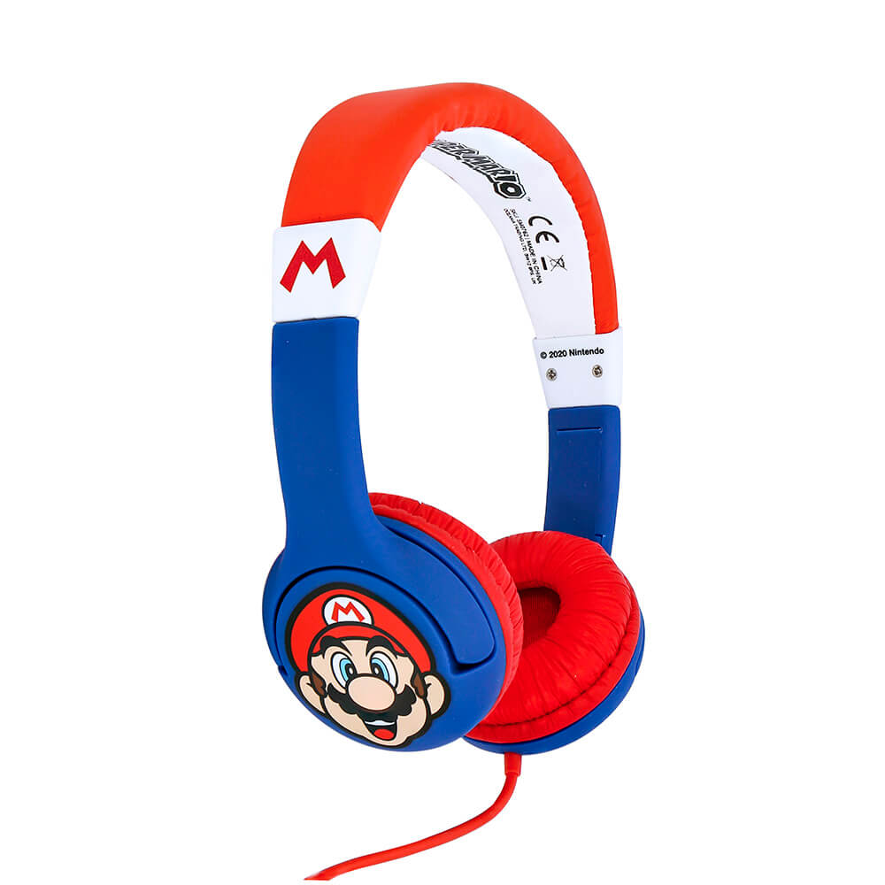Super Mario Headphone Wired On Ear 85d B Mario