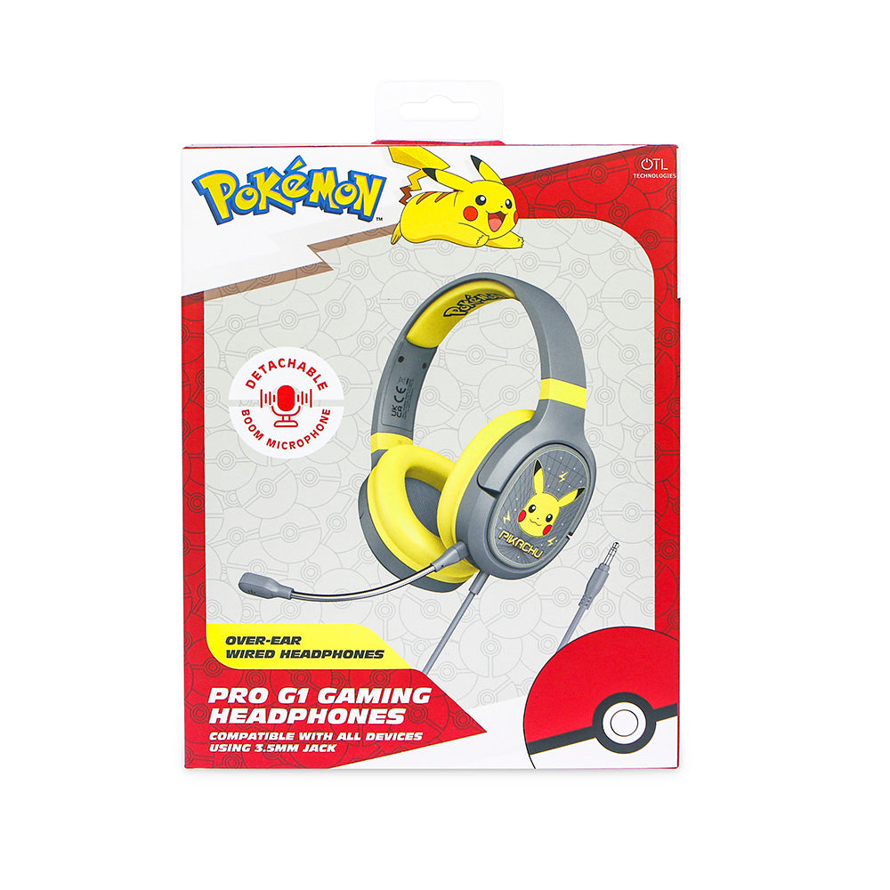 Pokemon Pikachu Headset Over Ear