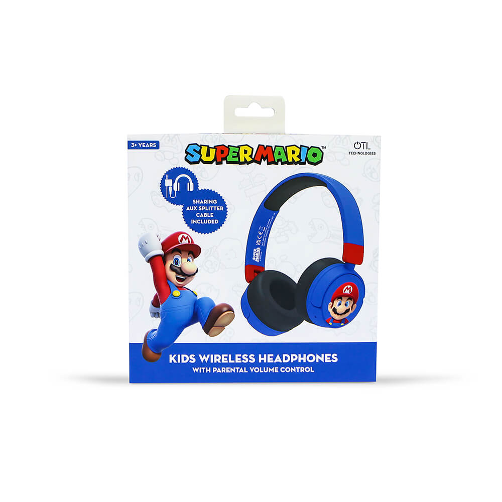 Super Mario Headphone On Ear Wireless 85d B/95d B Sharing Aux