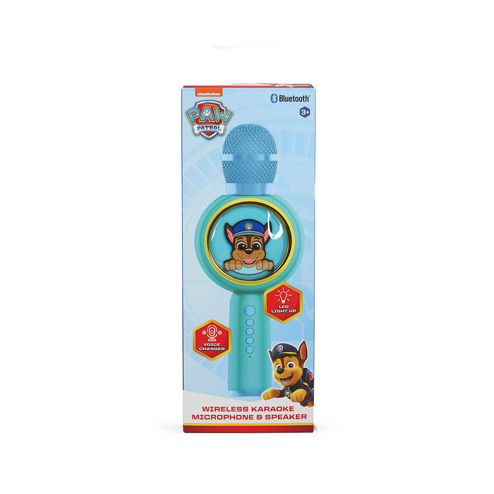 Paw Patrol Chase Karaoke Mic Pop Sing With Led