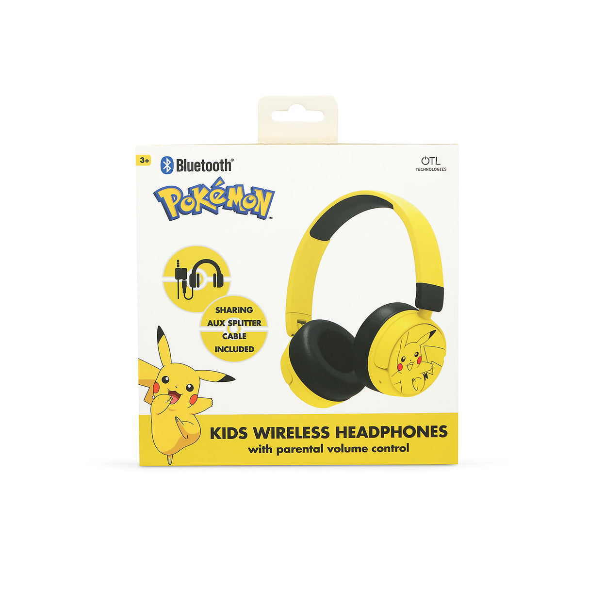 Pokemon Pikachu Headphone On Ear Wireless 85d B/95d B Sharing Aux