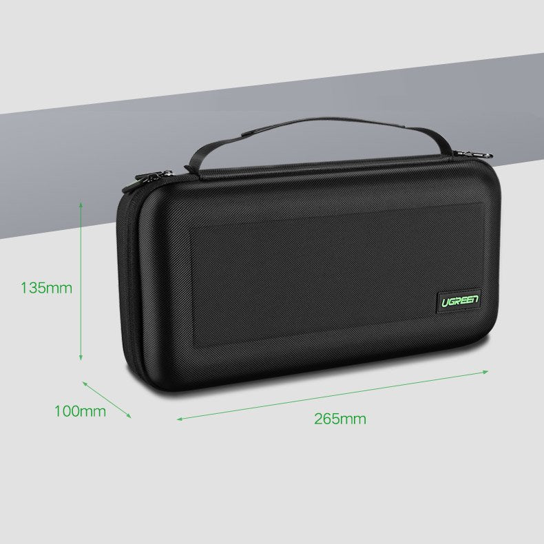 Ugreen Case Box til Nintendo Switch og tilbehør S 26,5 x 10 x 13,5 cm sort (50275 LP145)