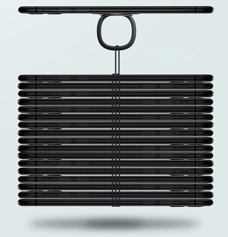 Baseus ultrathin selvklæbende ringholder telefonstativ sølv (SUYB-0S)