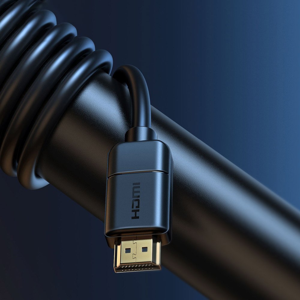 Baseus HDMI 2.0 kabel 4K 60 Hz 3D HDR 18 Gbps 2 m sort (CAKGQ-B01)