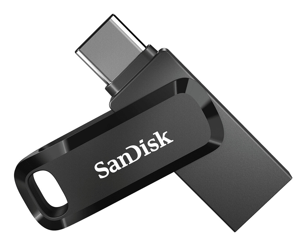 SanDisk Ultra Dual Drive Go 128GB USB 3.2 Gen 1 / USB-C USB stick Sort