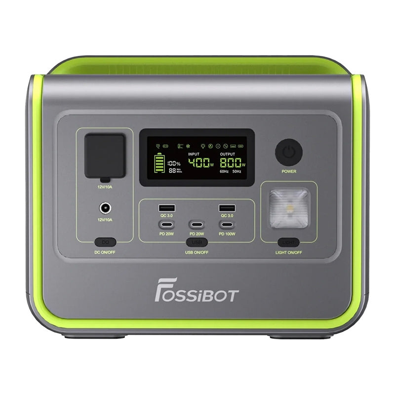 FOSSIBOT F800 800W opladningsstation (grøn)