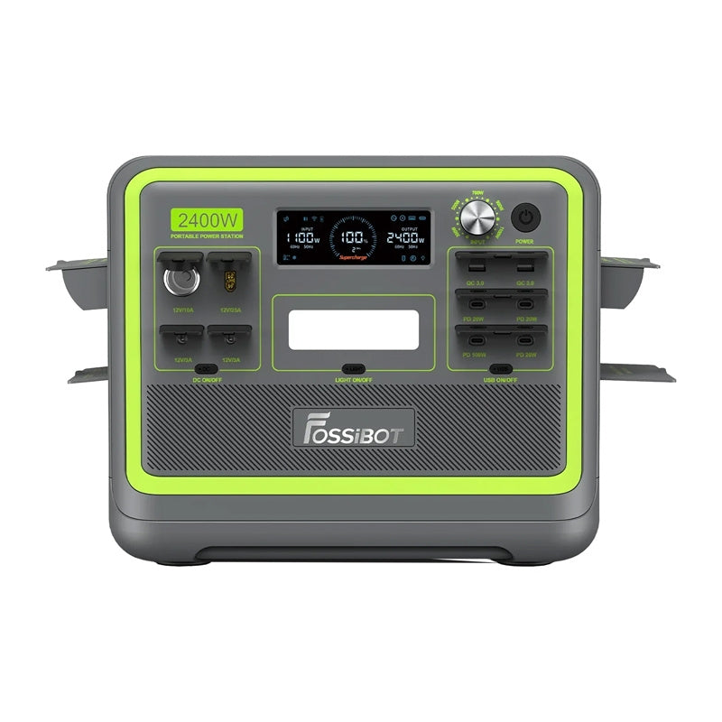 FOSSIBOT F2400 2400W opladningsstation (grøn)