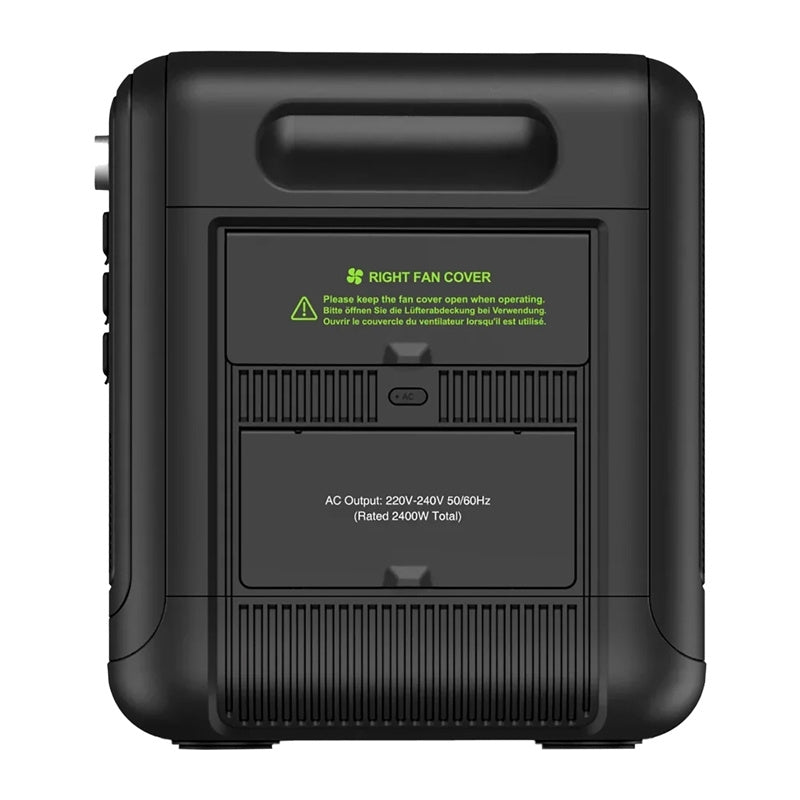 FOSSIBOT F2400 2400W opladningsstation (sort)