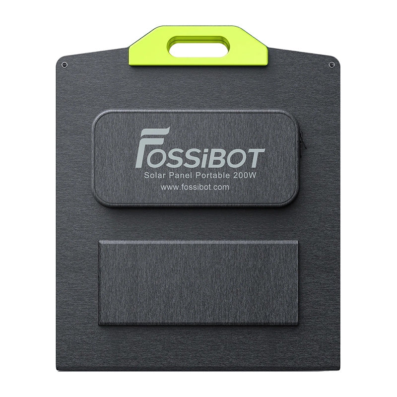 FOSSIBOT SP200 200W solpanel (sort)