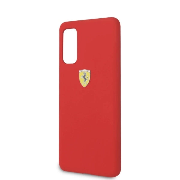 Ferrari Silicone Case til Samsung Galaxy S20 - Rød