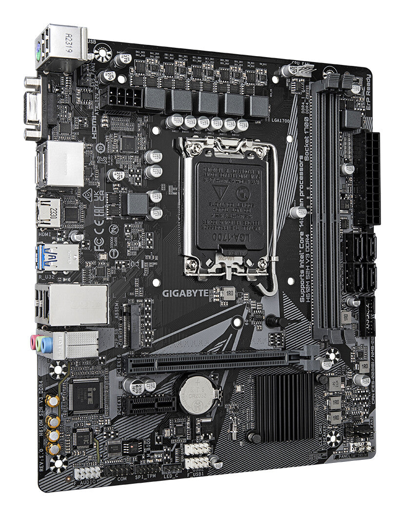 GIGABYTE H610M S2H V3 DDR4 bundkort Intel H610 Express LGA 1700 micro ATX