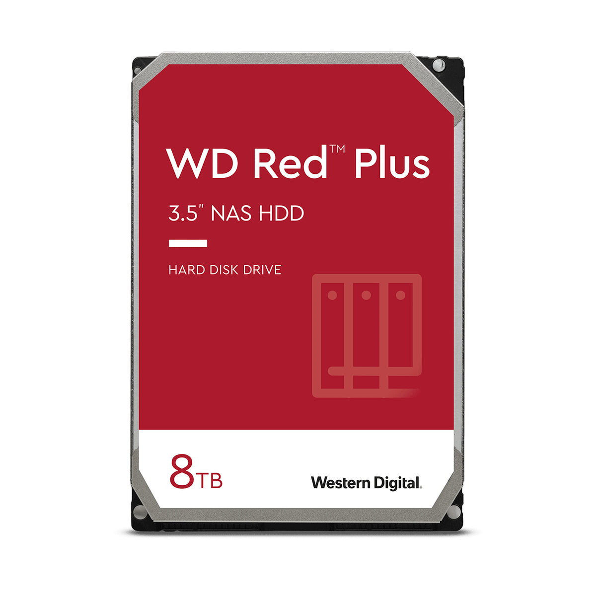 WD Red Plus Harddisk WD80EFPX 8TB 3.5 Serial ATA-600 5640rpm
