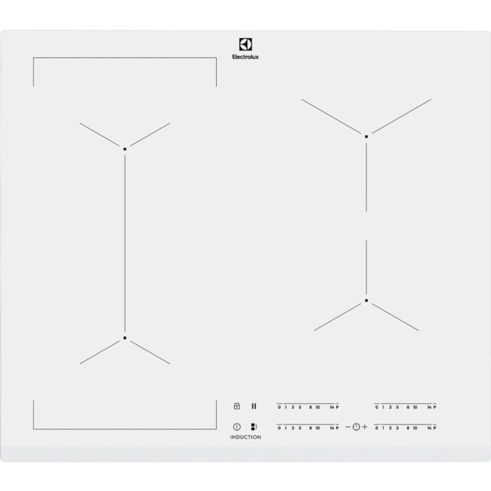 Electrolux EIV63440BW Hvid Indbygget Zone induktionskogeplade 4 zone(s)