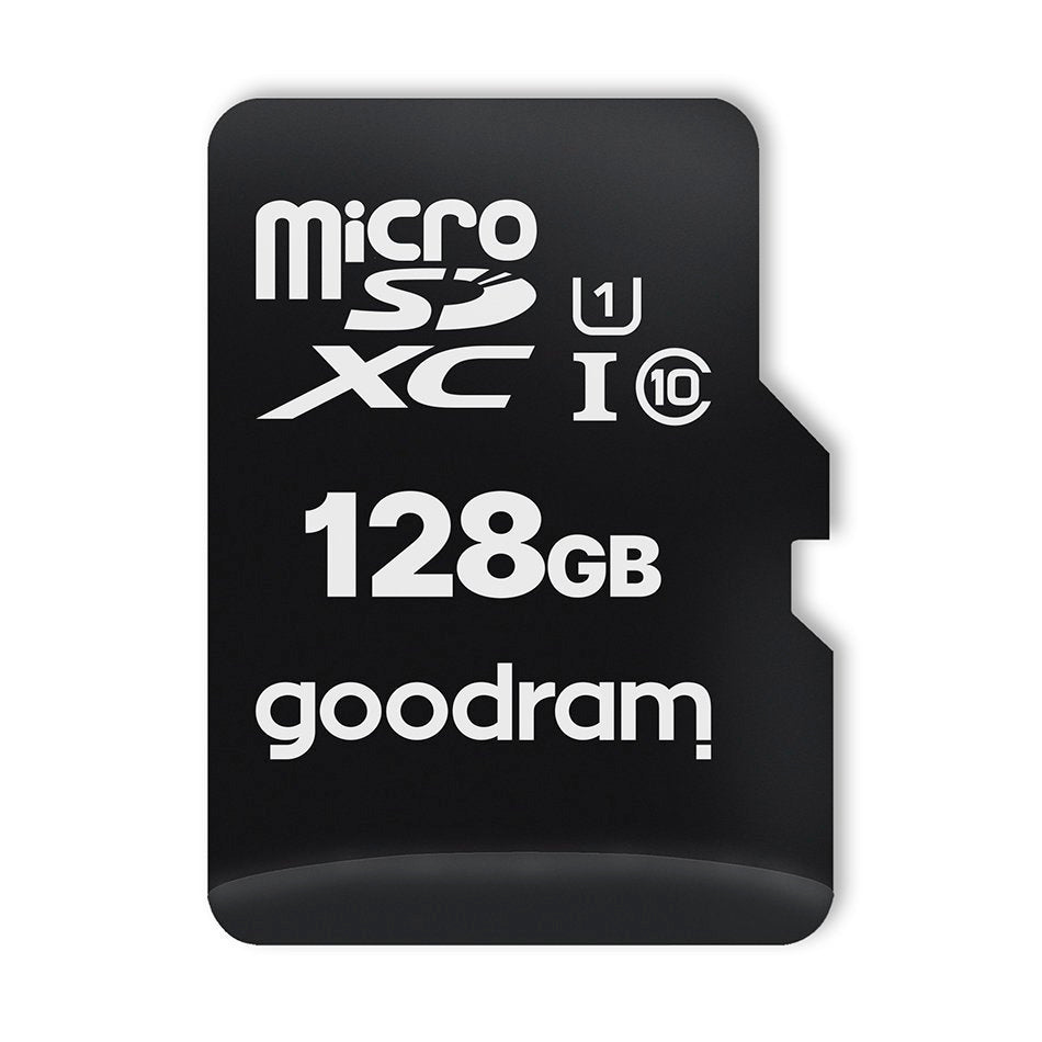 Goodram Microcard 128 GB micro SD XC UHS-I klasse 10 hukommelseskort, SD-adapter (M1AA-01280R12)