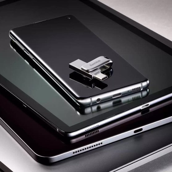 SanDisk Ultra Dual Drive Luxe 2TB USB 3.2 Gen 1 / USB-C USB stick Sølv