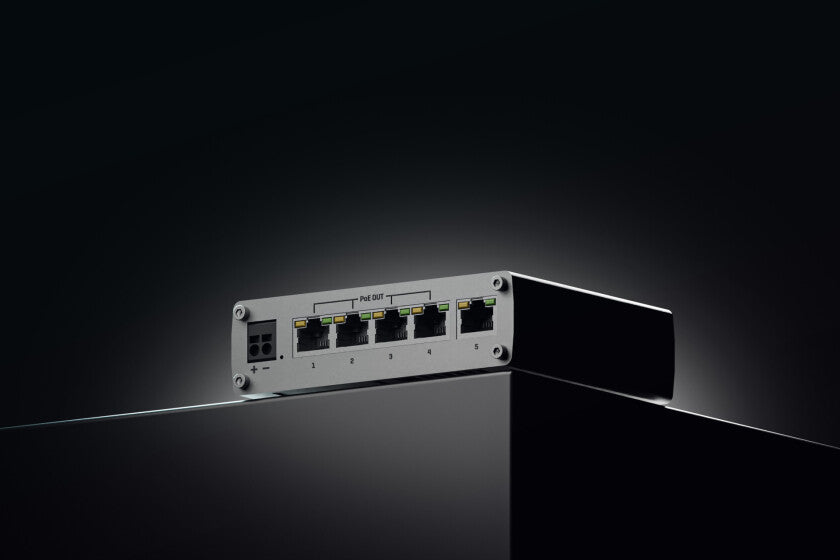 Teltonika TSW101 Gigabit Ethernet (10/100/1000) Strøm over Ethernet (PoE) Metallic