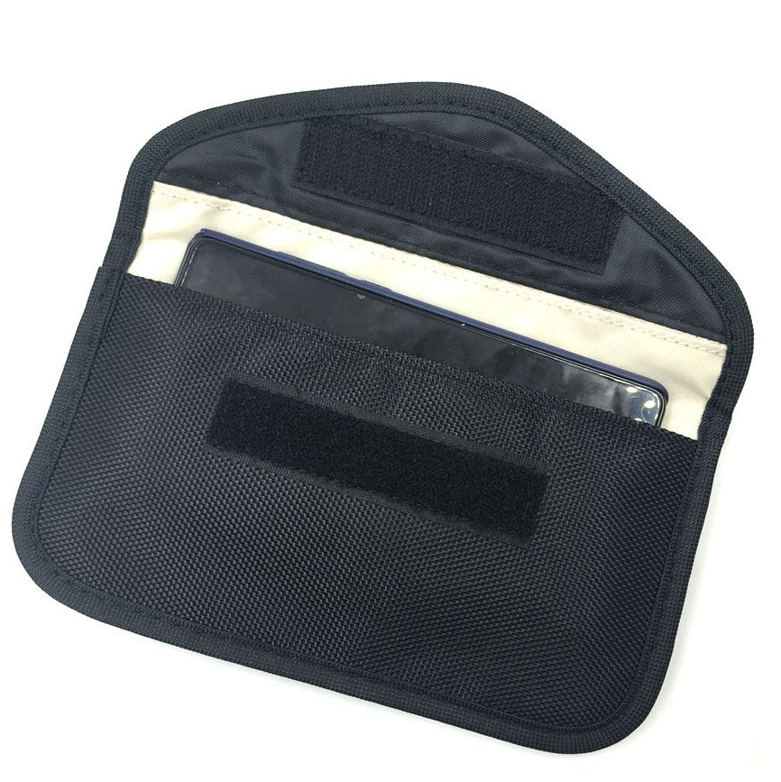 Anti-tyveri Case for bilnøgler Telefon Radio blokering Faraday Box Faraday Cage 20cm x 11cm sort