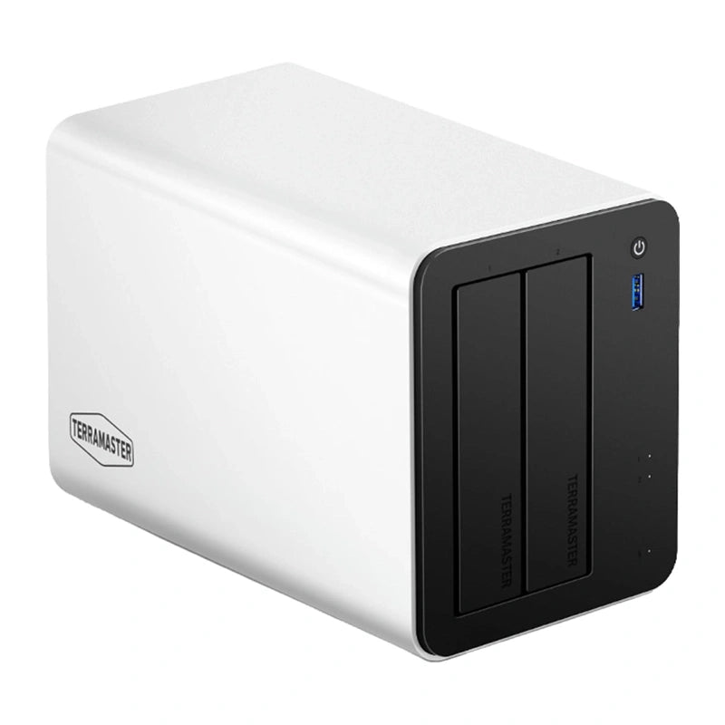 TERRAMASTER F2-425 Plus NAS File Server med Intel N5095, 4GB RAM, 2 bays