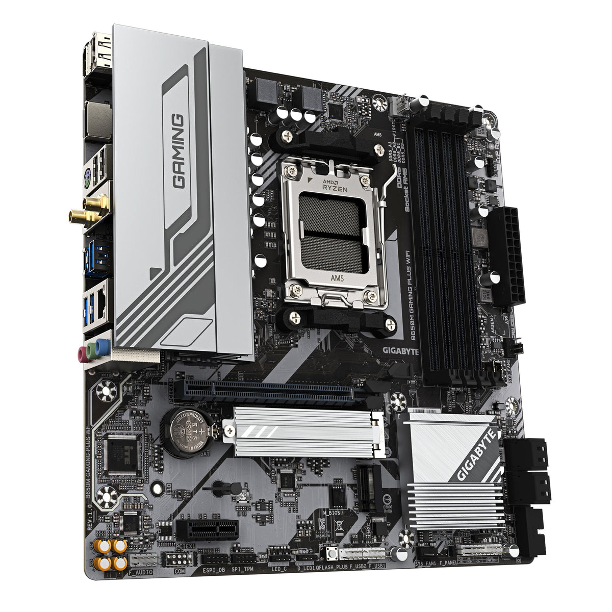 GIGABYTE B650M GAMING PLUS WIFI AMD B650 Sokkel AM5 micro ATX