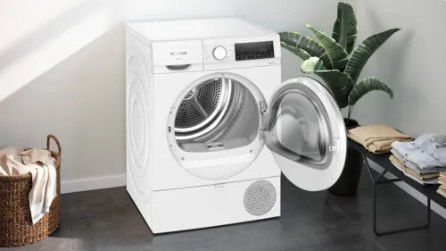 Siemens iQ500 WQ42G20LDN tørretumbler Fritstående Front-læsning 9 kg Hvid