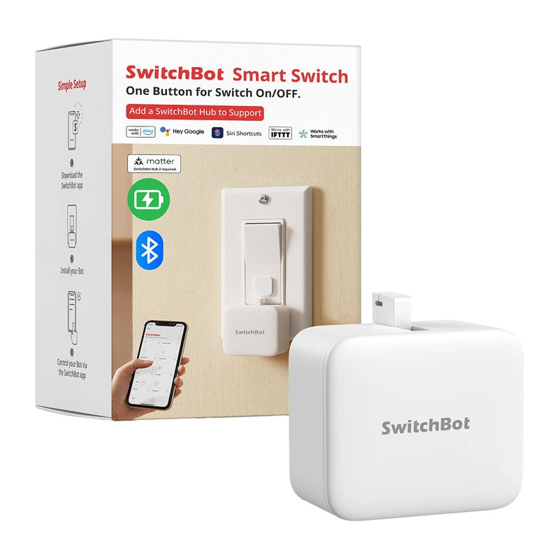 SWITCHBOT C1 genopladelig trådløs switch
