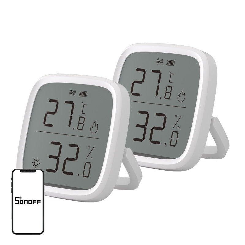 SONOFF ZigBee SNZB-02D Temperatur- og fugtighedssensor, 2-pakke