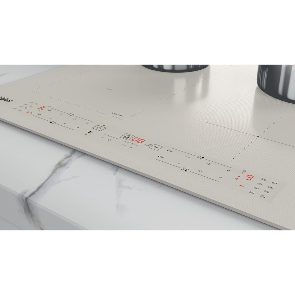 Whirlpool WLB6860NE/S Sølv Indbygget Zone induktionskogeplade 4 zone(s)