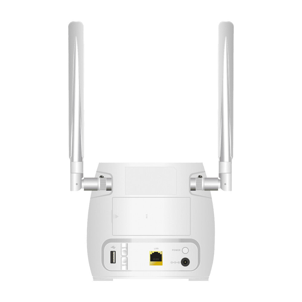 Strong 300M trådløs router Hurtigt ethernet Enkelt band (2,4 GHz) 4G Hvid