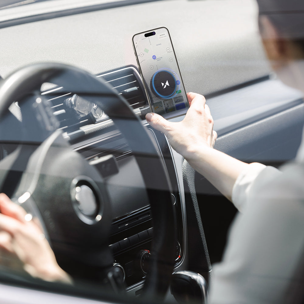 Wozinsky selvklæbende magnetisk bil dashboard Mount Black (WMH-02)