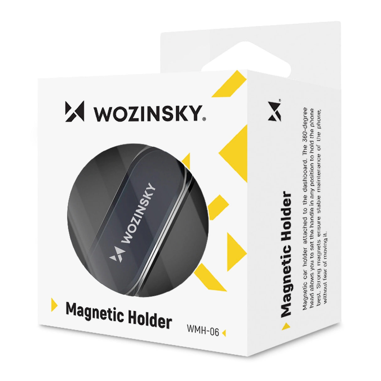 Wozinsky selvklæbende magnetisk 360 Car Dashboard Mount Silver (WMH-06)