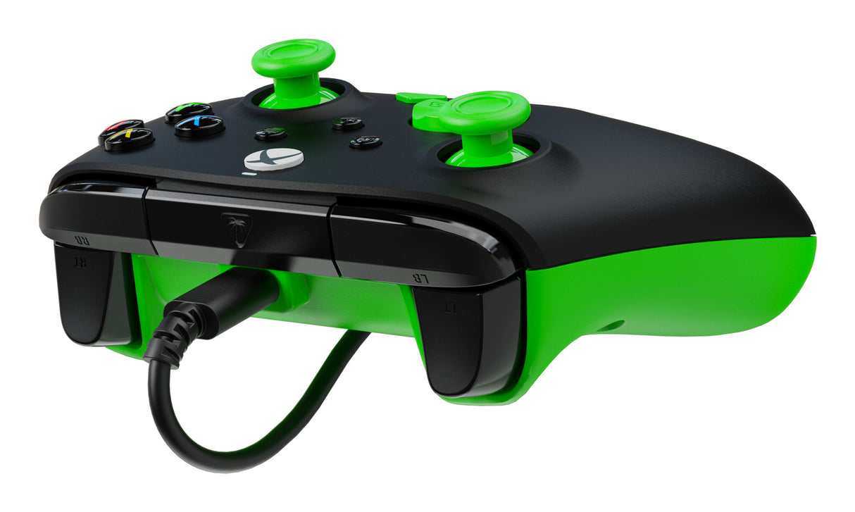 Turtle Beach Rematch Core Sort, Grøn USB Gamepad PC, Xbox, Xbox One, Xbox Series S, Xbox Series X