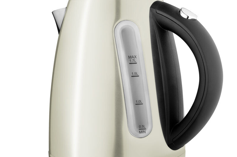 Eta Ela elkedel 1,7 L 2100 W Beige, Sort, Rustfrit stål