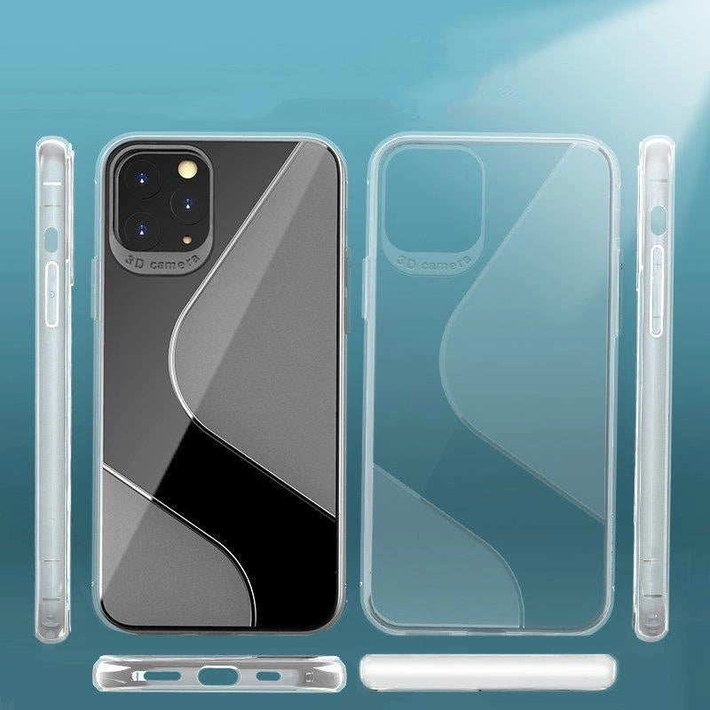 S-Case Fleksibel Cover TPU Case til Huawei P40 Lite E sort
