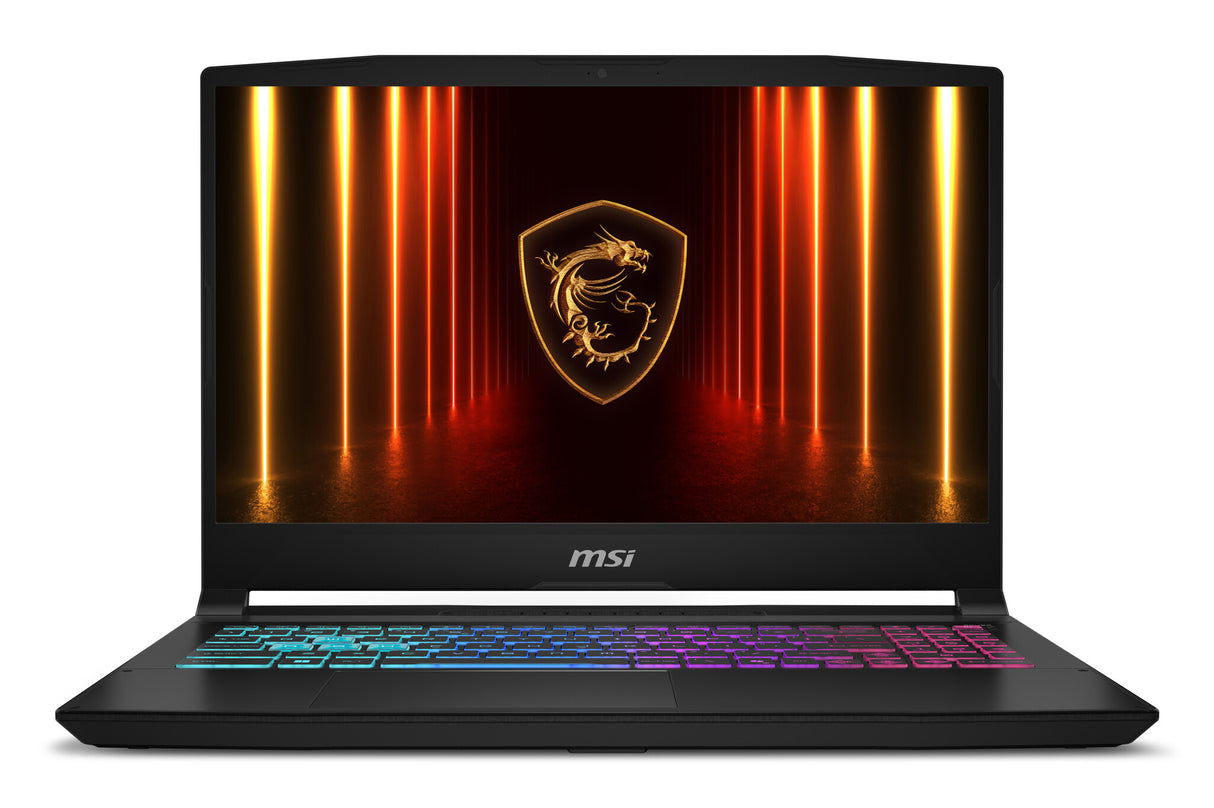 MSI Katana 15 HX B14WFK-610NL Intel® Core™ i7 i7-14650HX Laptop 39,6 cm (15.6") Fuld HD 16 GB DDR5-SDRAM 512 GB SSD NVIDIA GeForce RTX 5060 Wi-Fi 6E (802.11ax) Windows 11 Home Sort