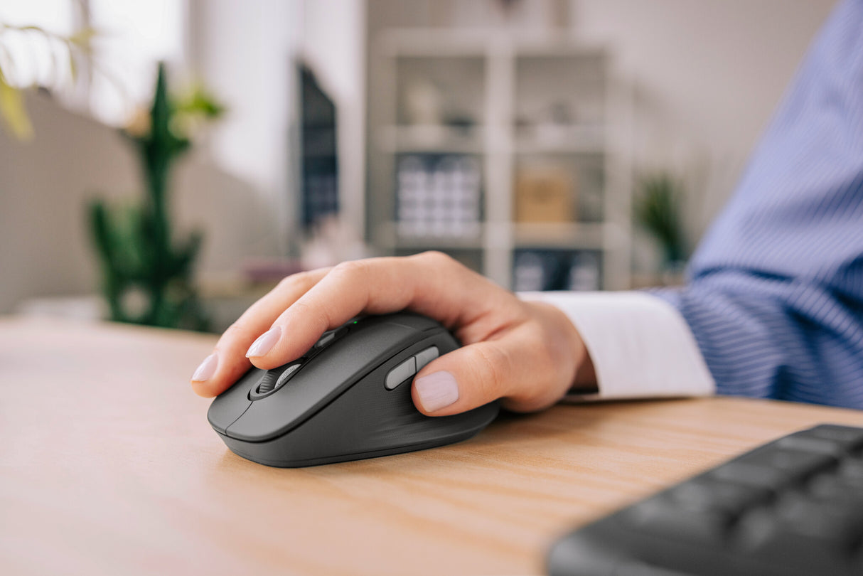 Logitech Signature Comfort Plus M850 L mus Universel Højre hånd RF trådløs + Bluetooth Optisk 4000 dpi
