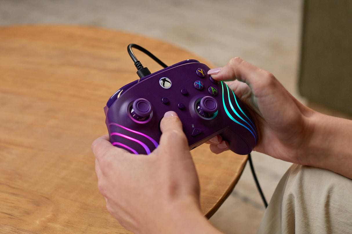 Turtle Beach Afterglow Wave Lilla USB Gamepad PC, Xbox, Xbox One, Xbox Series S, Xbox Series X