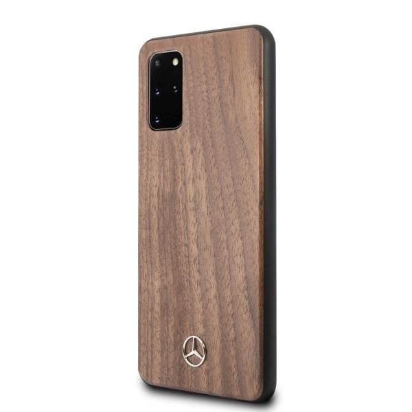 Mercedes MEHCS67VWOLB S20+ G985 Hardcase brązowy/brown Wood Line Walnut
