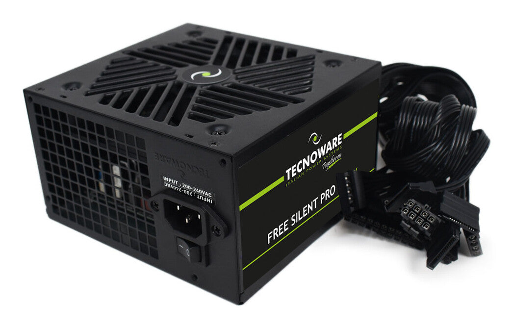 Tecnoware Free Silent PRO 550 enhed til strømforsyning 550 W 20+4 pin ATX ATX Sort