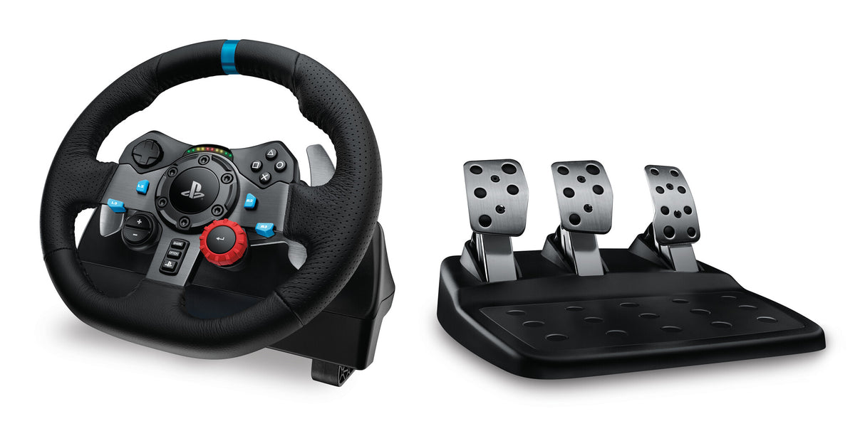 Logitech G 991-000539 spil-controller Aluminium, Sort USB Rat + pedaler + headset PC, PlayStation 4, PlayStation 5, Playstation 3