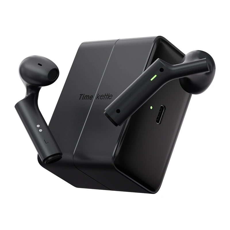 TimeKettle W4 Plus TWS oversættelses øretelefoner (sort)